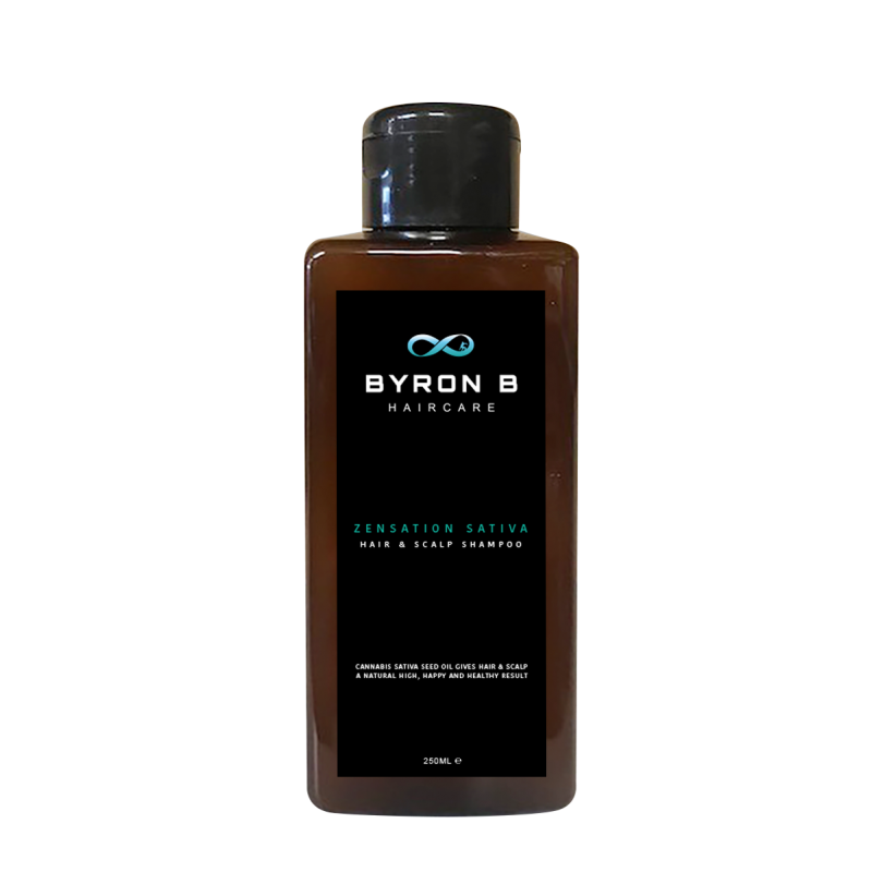 ZENSATION SATIVA, CBD HAIR & SCALP SHAMPOO 250ML Byron B